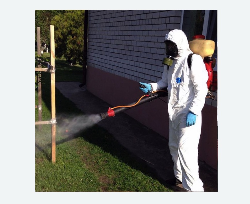 травля клещей на участке в Емельяново