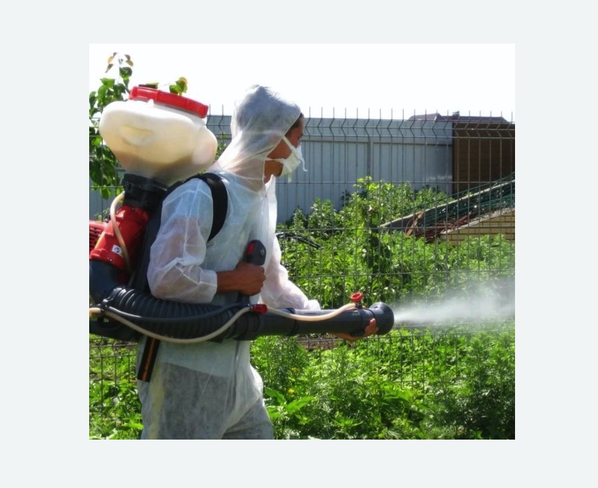 Акарицидная обработка территории в Емельяново